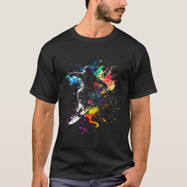 Camiseta Snowboard Splash Snowboard Powder Skider (Anverso)