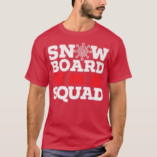 Camiseta Snowboard Squad Snowboard Snowboarder Winter Sp