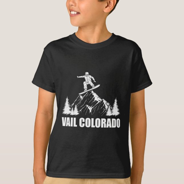 Camiseta Snowboard Vail Colorado (Anverso)