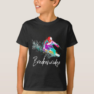 Camiseta Snowboard Vintage Breckenridge Colorado Tee