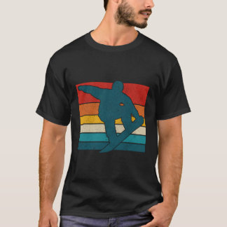 Camiseta Snowboard Vintage Retro Snowboarder G