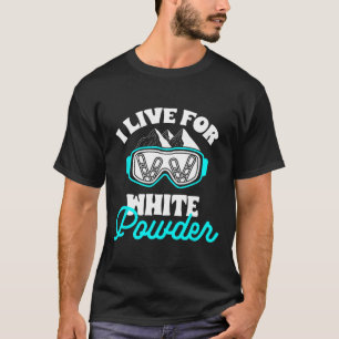 Camiseta Snowboard Vivo Para El Gog De Snowboard En Polvo B