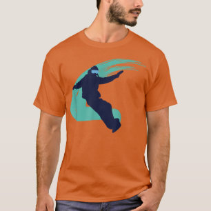 Camiseta Snowboard Winter Sport Woman Plain Art