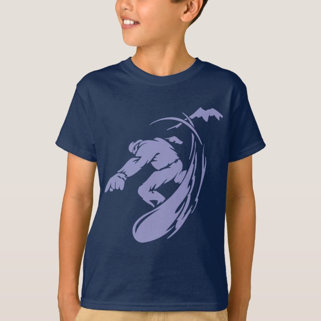 Camiseta Snowboarder (Anverso)