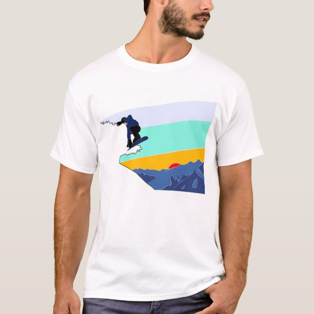 Camiseta Snowboarder (Anverso)
