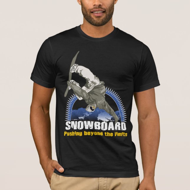Camiseta Snowboarder and sun (Anverso)