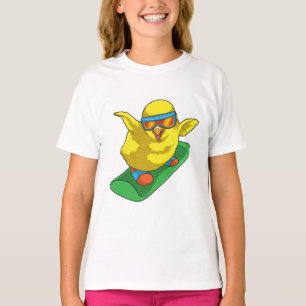 Camiseta Snowboarder Chick
