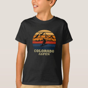 Camiseta Snowboarder de Aspen Colorado