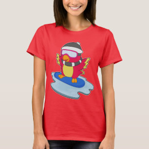 Camiseta Snowboarder de loro