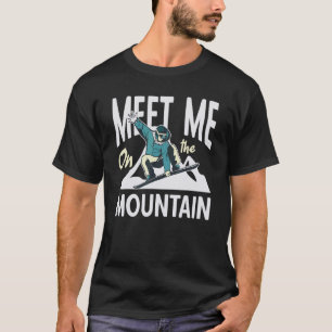 Camiseta Snowboarder Me Conoce En La Estación De Esquí De M