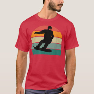 Camiseta Snowboarder slope snow ice lift board mountains sn