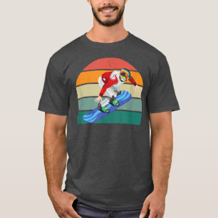 Camiseta Snowboarder slope snow ice lift board mountains sn