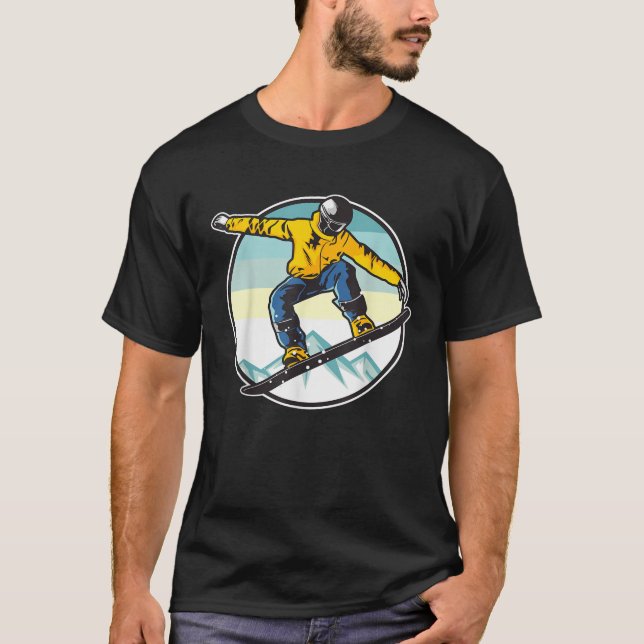 Camiseta Snowboarder Snow Boarding Snowboarders  (Anverso)