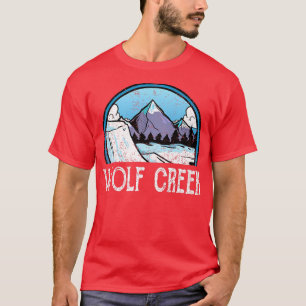 Camiseta Snowboarder Snowboard Oregon Wolf Creek Skip S