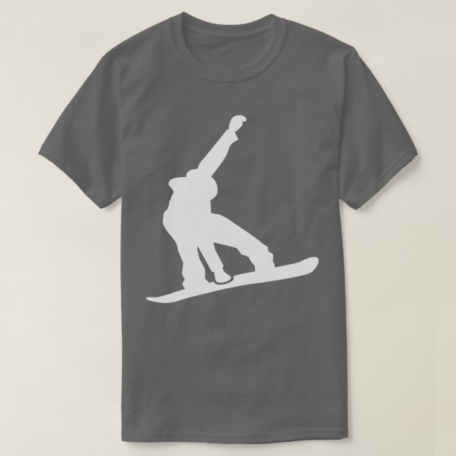 Camiseta Snowboarder snowboarding  (Diseño del anverso)