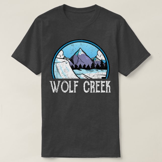Camiseta Snowboarder Snowboarding Oregon Wolf Creek Skier S (Diseño del anverso)
