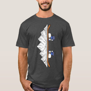 Camiseta Snowboarder Winter Snowboard Boots Montañas Snowb
