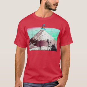 Camiseta Snowboarders , Guay Snowboard Art, arte japonés