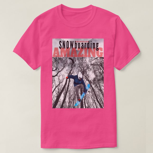 Camiseta Snowboarding (Diseño del anverso)