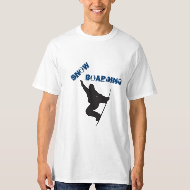 Camiseta Snowboarding by Shirt to Design (Anverso)