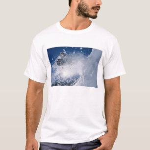 Camiseta Snowboarding en el centro turístico Wasatch