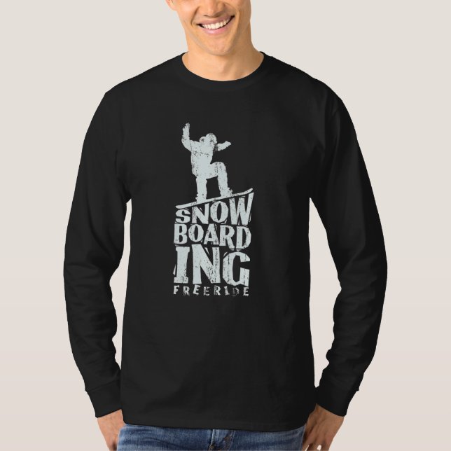 Camiseta Snowboarding Freeride (Anverso)
