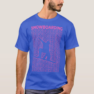Camiseta Snowboarding Pastel Estético