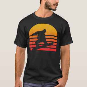 Camiseta Snowboarding Retro Vintage