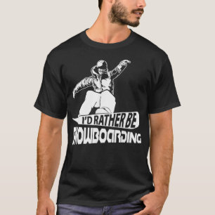Camiseta Snowboarding Snow Embarcadero De Nieve