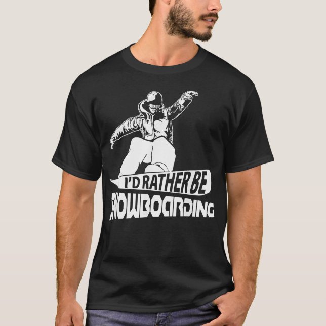 Camiseta Snowboarding Snow Embarcadero De Nieve (Anverso)