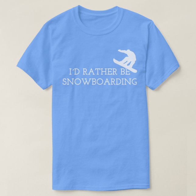 Camiseta Snowboarding Snowboard 2 (Diseño del anverso)