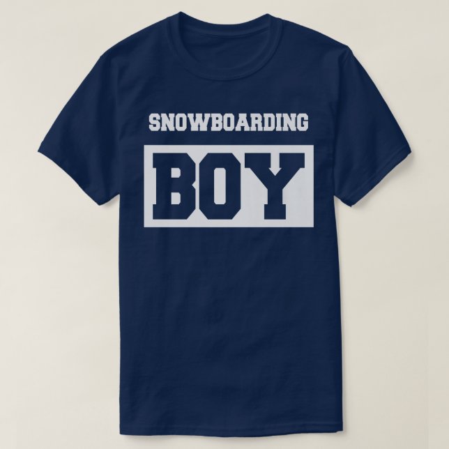 Camiseta Snowboarding Snowboarder (Diseño del anverso)