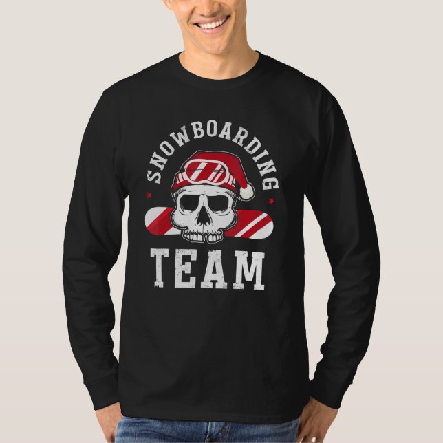 Camiseta Snowboarding Team Boarder Set Snowboard Con Sk (Anverso)