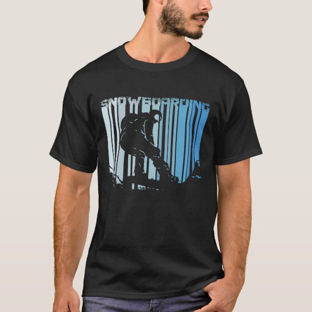 Camiseta Snowboarding vintage (Anverso)