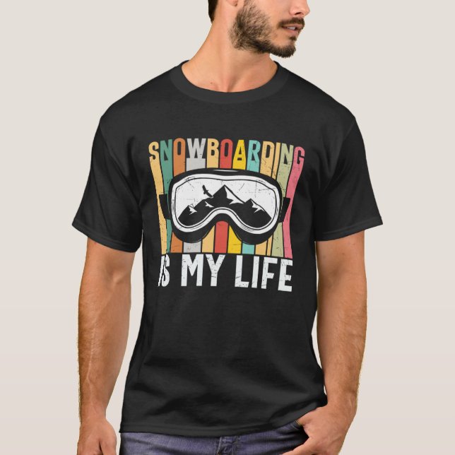 Camiseta Snowboarding Winter Snowboard Snowboarder  1 (Anverso)