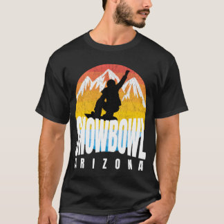 Camiseta Snowbowl Arizona Snowboarder 70S 80S Era Snowbowl 