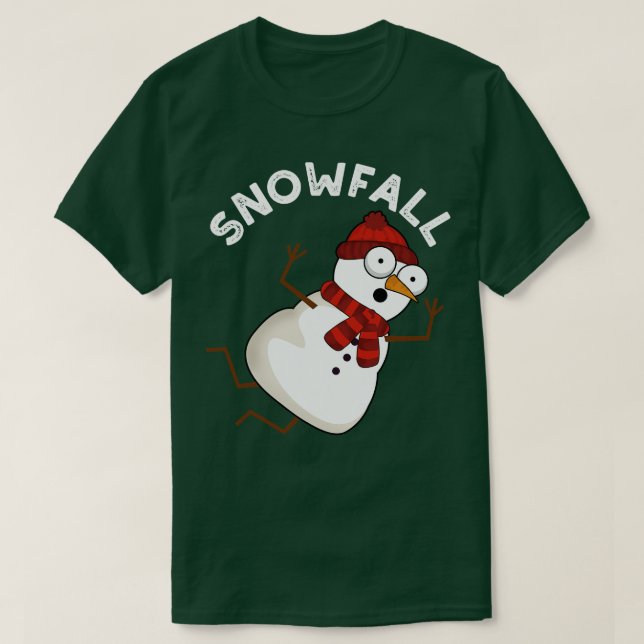 Camiseta Snowfall Funny Snow Punys (Diseño del anverso)