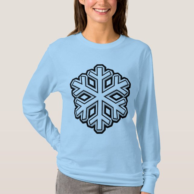 Camiseta Snowflake (Anverso)