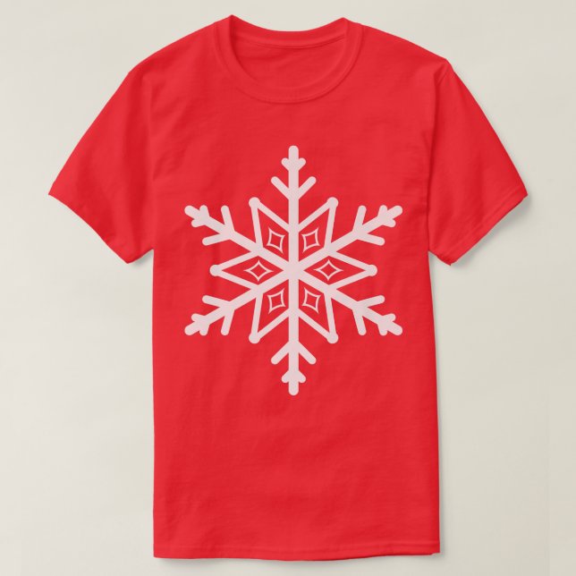 Camiseta Snowflake (Diseño del anverso)