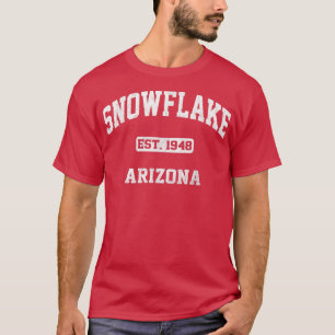 Camiseta Snowflake Arizona AZ estilo atlético del estado vi