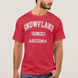 Camiseta Snowflake Arizona AZ estilo atlético del estado vi