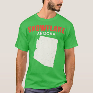 Camiseta Snowflake Arizona Estados Unidos Estados Unidos Vi