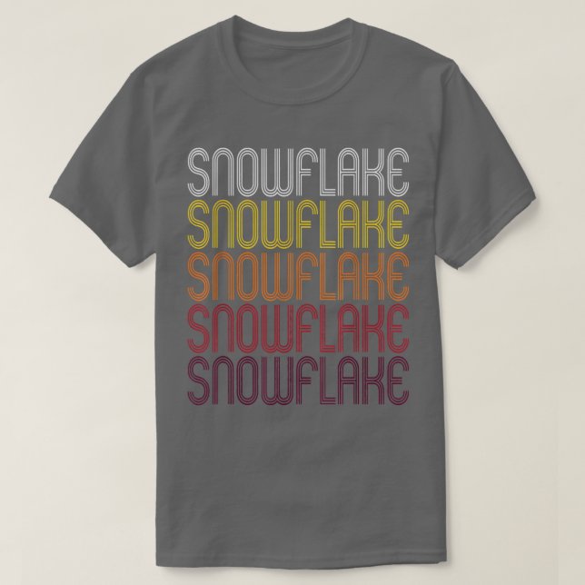 Camiseta Snowflake, AZ  Vintage Style Arizona  (Diseño del anverso)