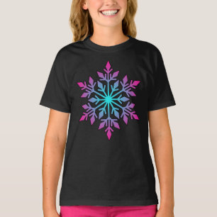 Camiseta SNOWFLAKE-Winter Sports, Snowboard, Ski, Weather 