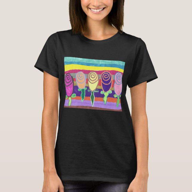 Camiseta Snowie Roses (Anverso)