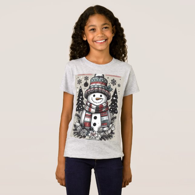 Camiseta Snowman (Anverso completo)