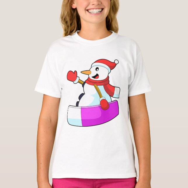 Camiseta Snowman como snowboarder con Sonowboard.PNG (Anverso)