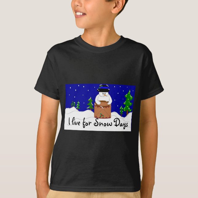 Camiseta Snowman Drummer (Anverso)