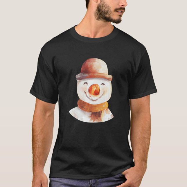 Camiseta Snowman Face (Anverso)