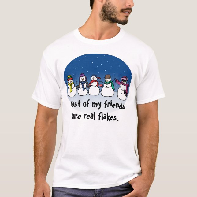 Camiseta Snowman Fun (Anverso)
